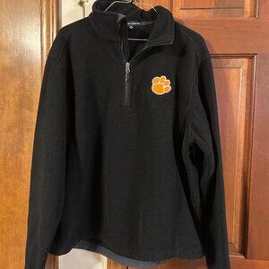 Clemson Port Authority Pull over, black with orange paw, Size Medium